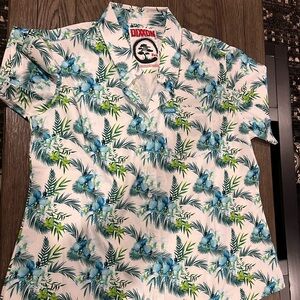 Women Dixxon Hawaiian Zen Shirt Size 2XL